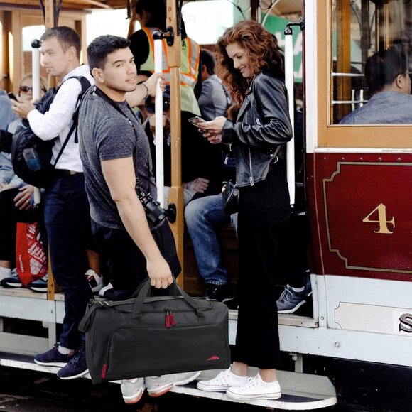 Lightweight Canvas Duffle Bags for Men & Women For Traveling, the Gym, and as Sp - Picture 7 of 9